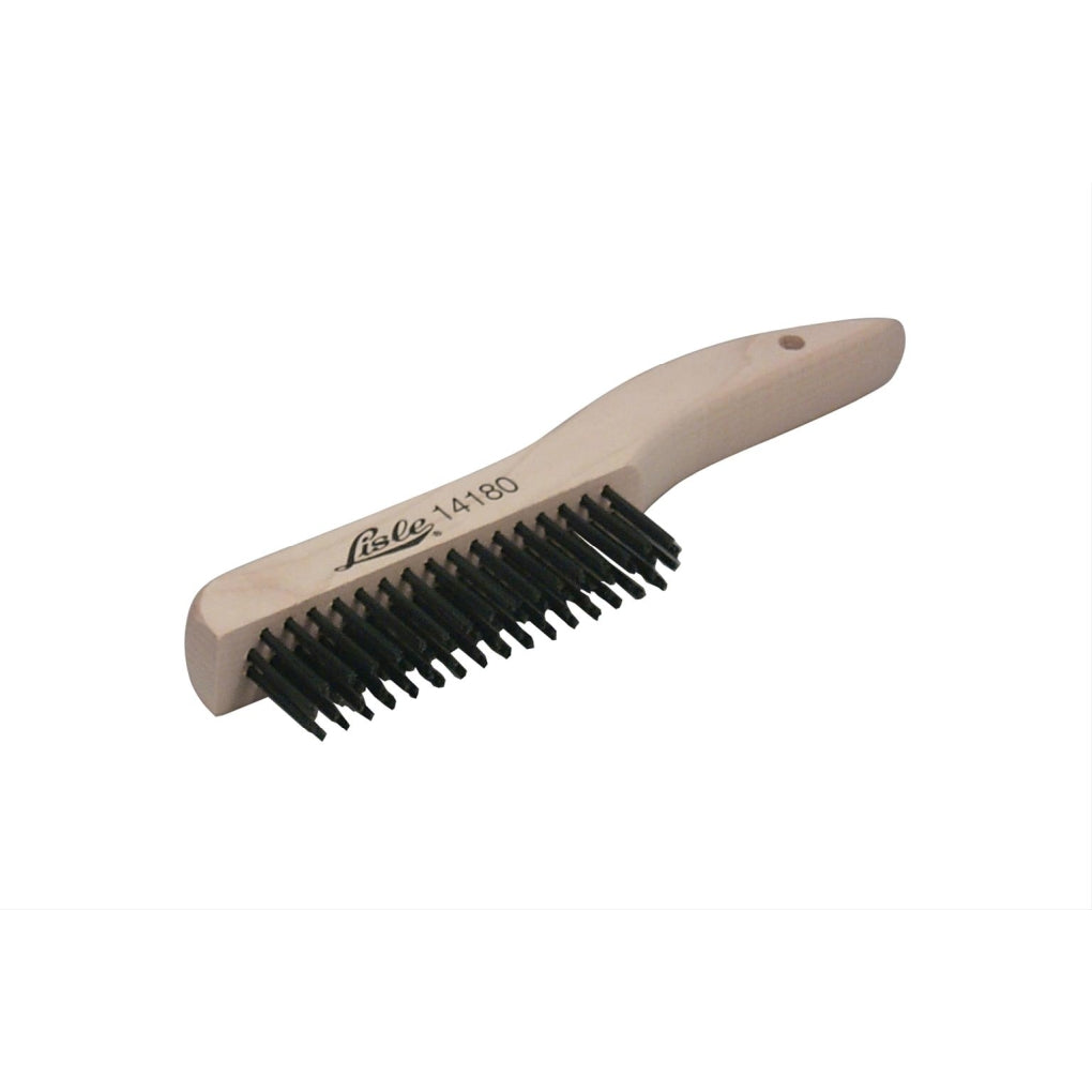 Lisle 14180 Shoe Handle Wire Scratch Brush