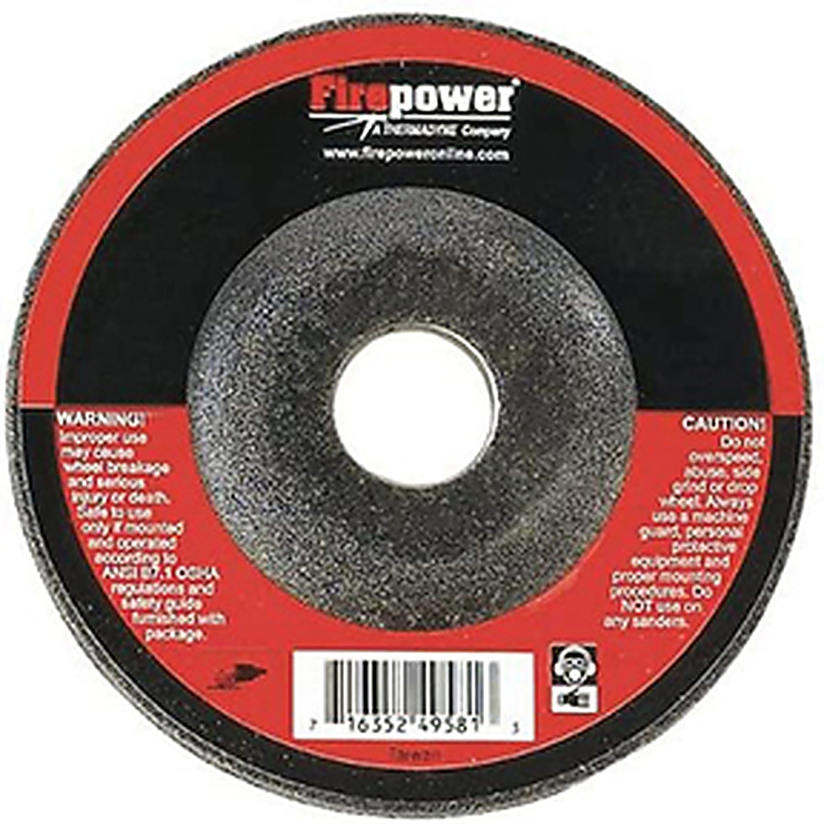 Firepower 1423-2232 Depressed Center Grinding Wheels, Type 27, 4 1/2 x 1/4 x 5/8-11NC