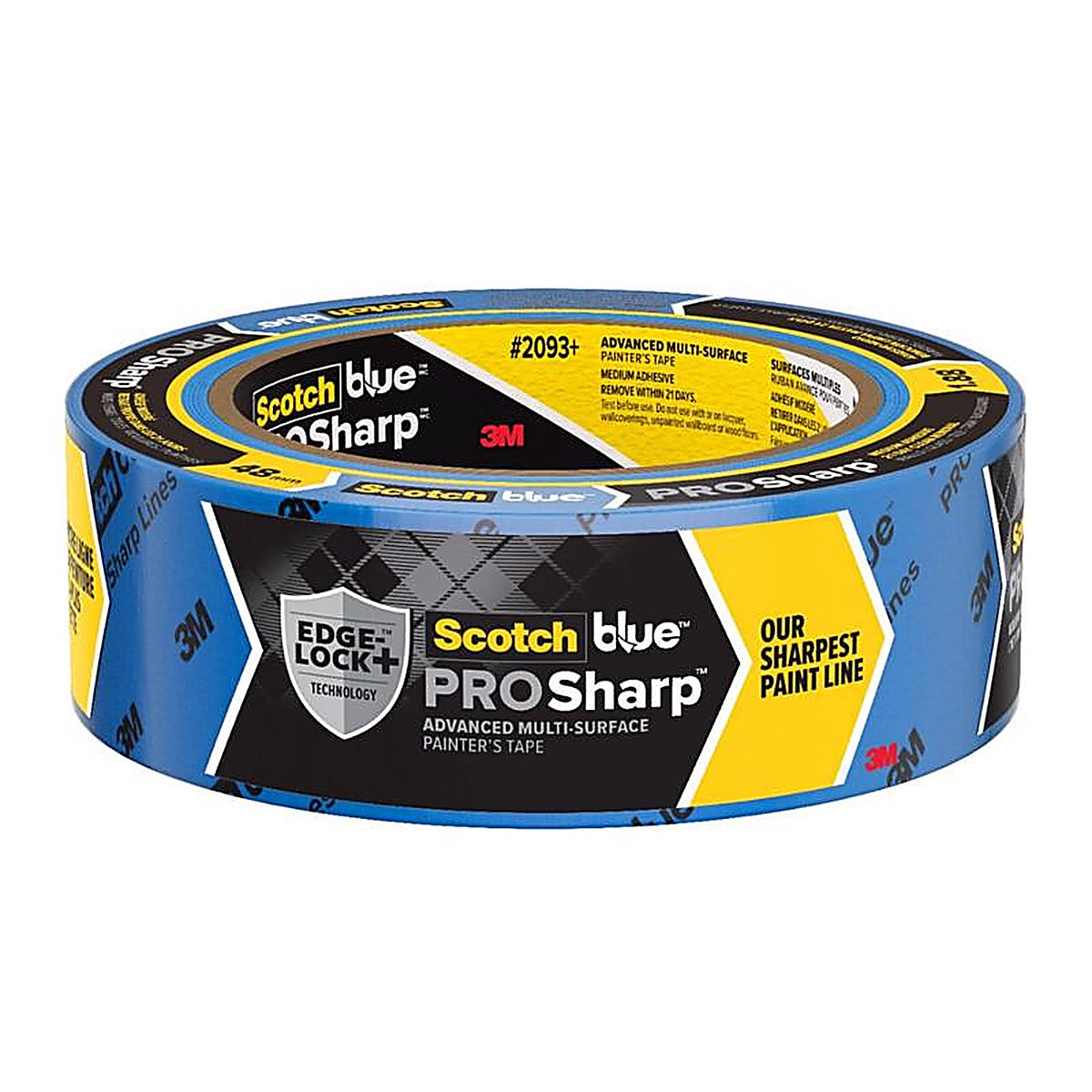 3M 2093-48NC ScotchBlue 1.88in. W x 60yd. L Blue Medium Strength Painters Tape