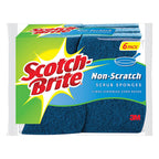 3M 526-6 Scotch-Brite Non-Scratch Scrubber Sponge For Multi-Purpose 4.4 in. L 6 pk