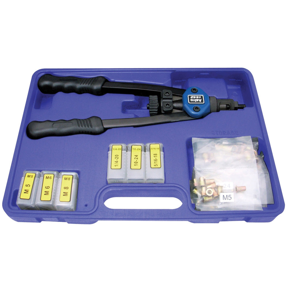 Astro Pneumatic - 1442 - 13 Inch Long Nut/Thread-setting Hand Riveter