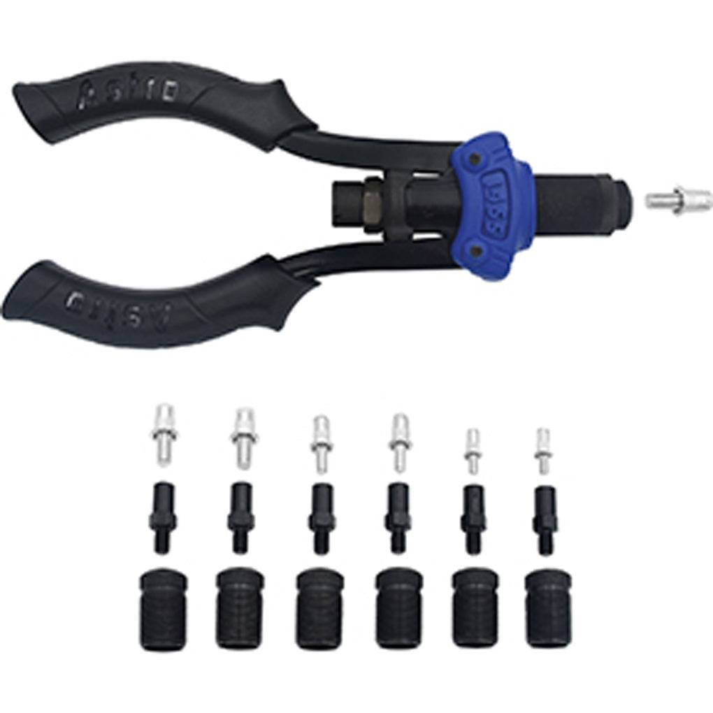 Astro Pneumatic - 1455 - Hand Rivet Stud Setter Kit - Metric and SAE with Rivet Studs
