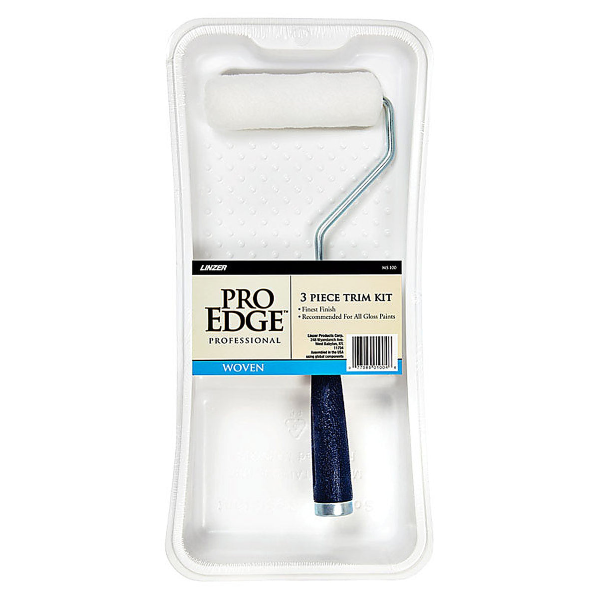 Linzer MS1004 4 in. W Mini Paint Roller Kit Threaded End