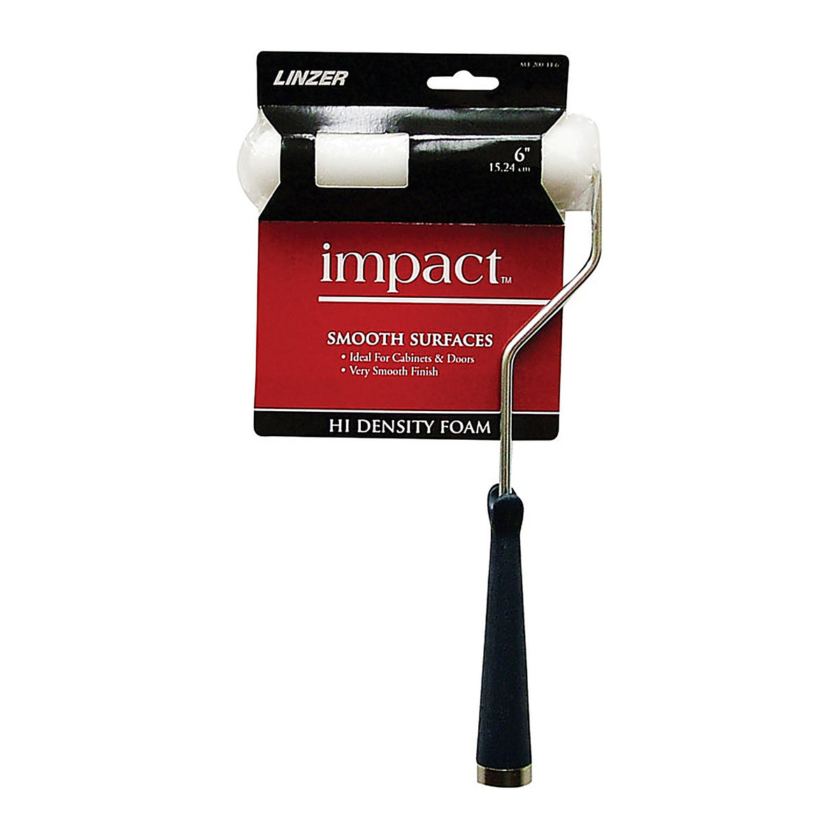 Linzer MT200-116 Impact 6 in. W Mini Paint Roller Frame and Cover Threaded End
