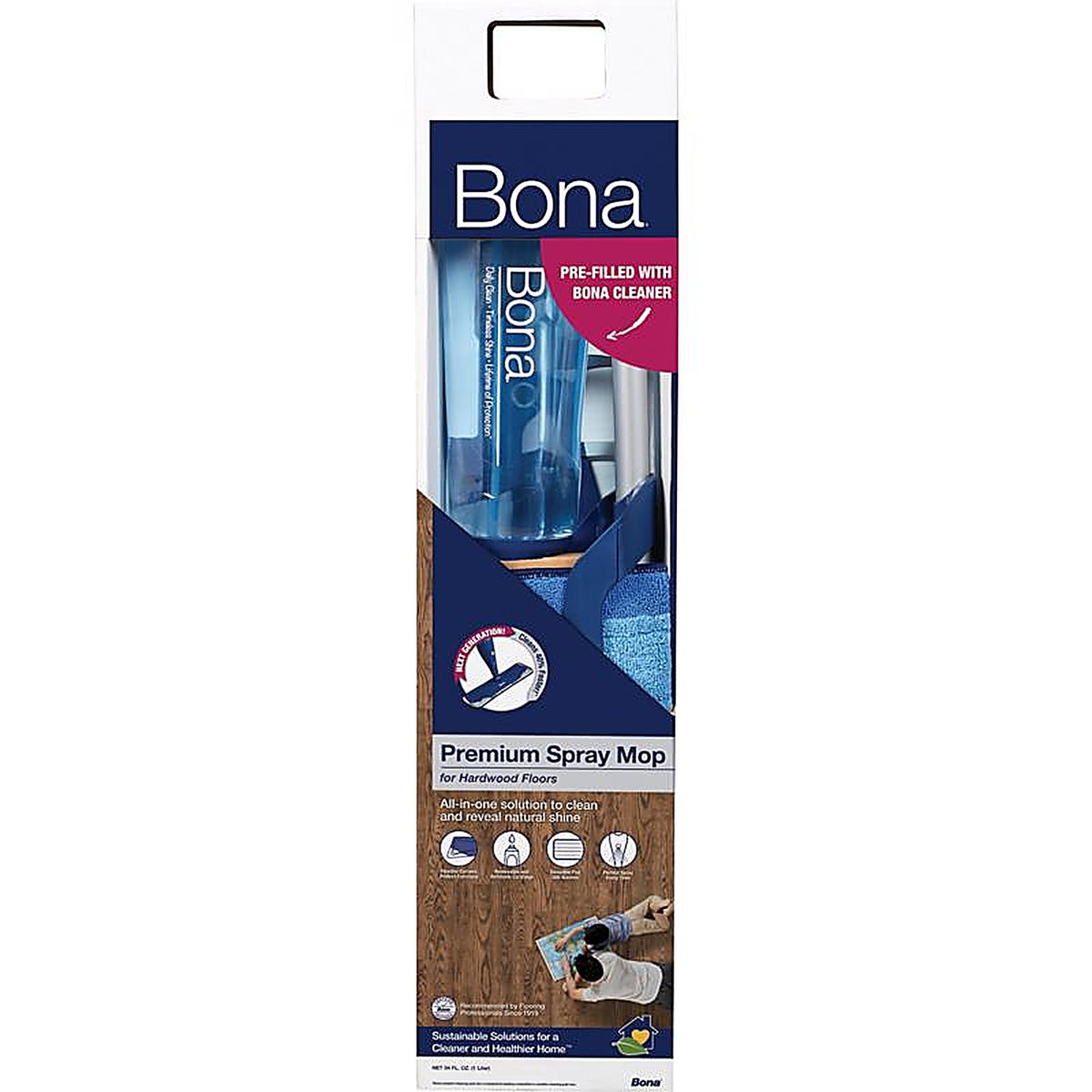 Bona WM710013496 16.5 in. W Spray Mop Kit