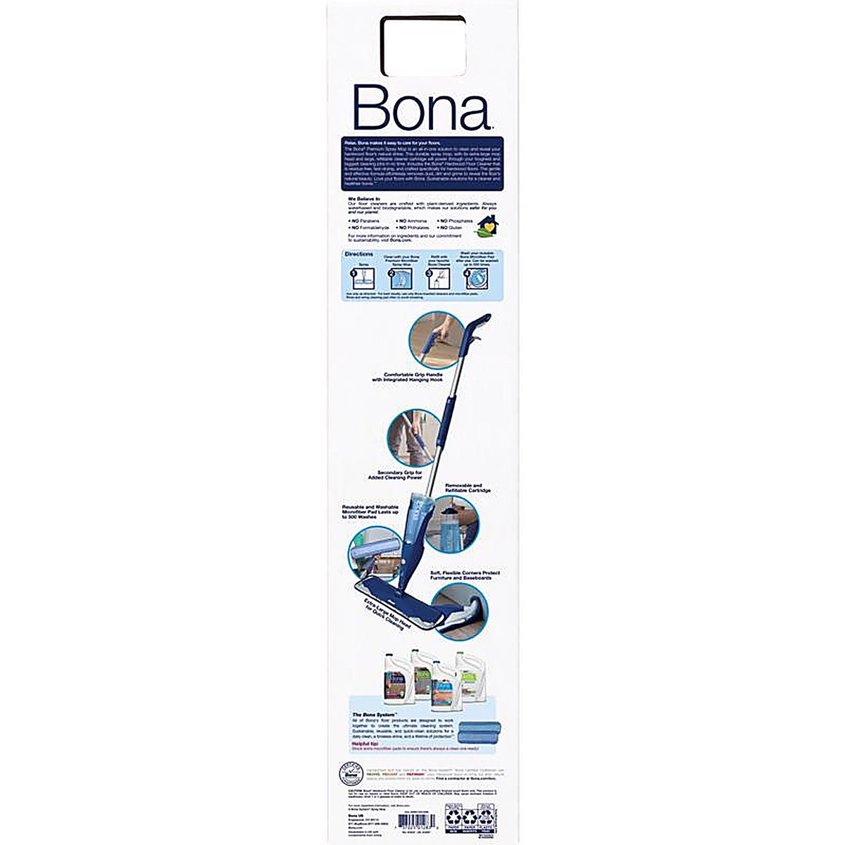 Bona WM710013496 16.5 in. W Spray Mop Kit