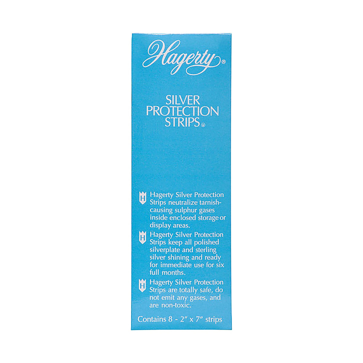 Hagerty - 70000 - No Scent Silver Protection Strips 8 Pack Cloth