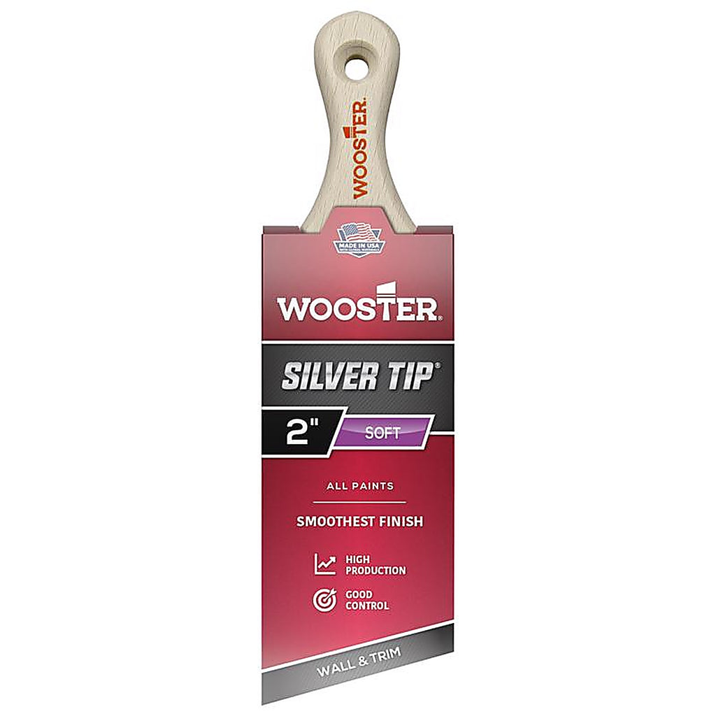 Wooster 5225-2 Silver Tip 2 in. W Angle Paint Brush