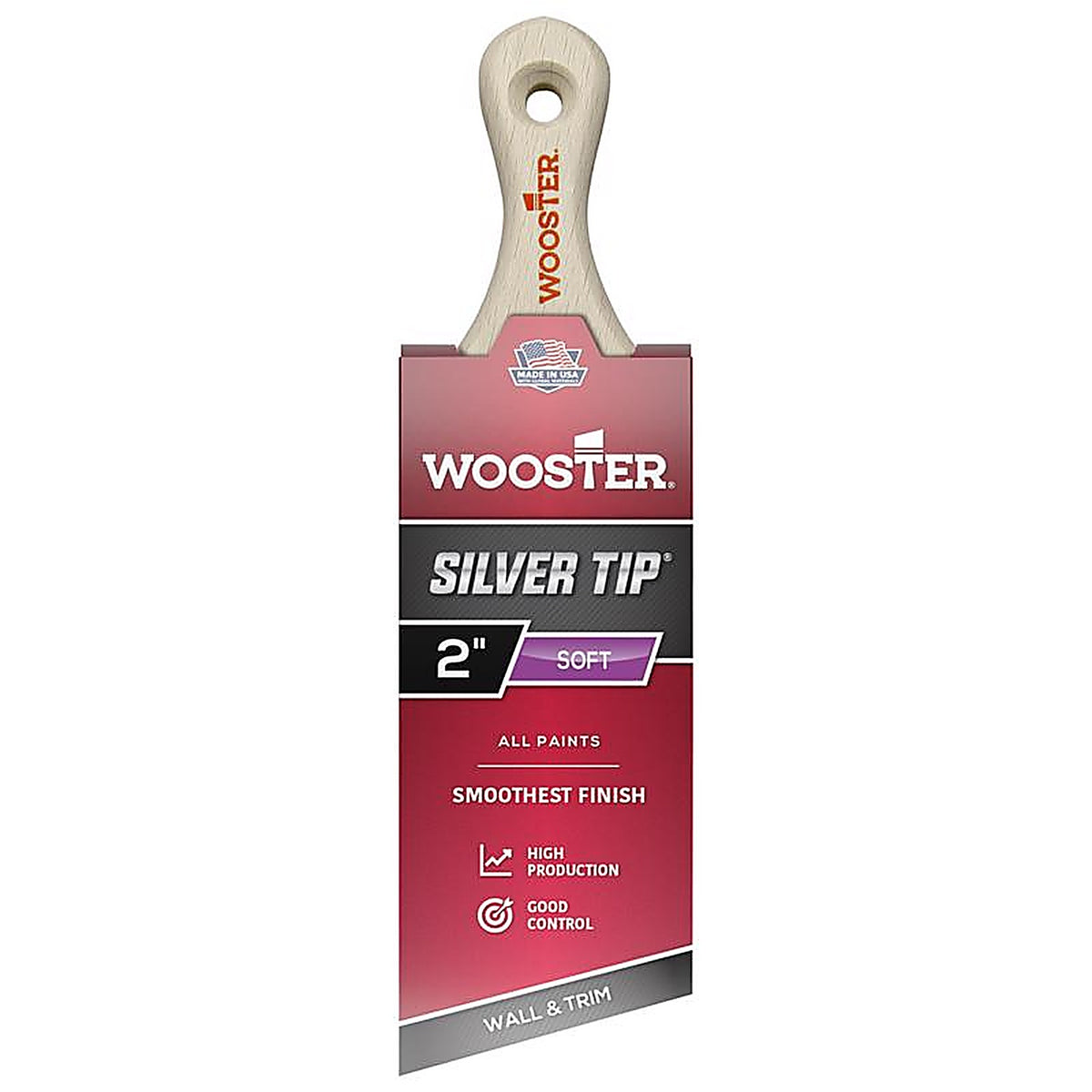 Wooster 5225-2 Silver Tip 2 in. W Angle Paint Brush