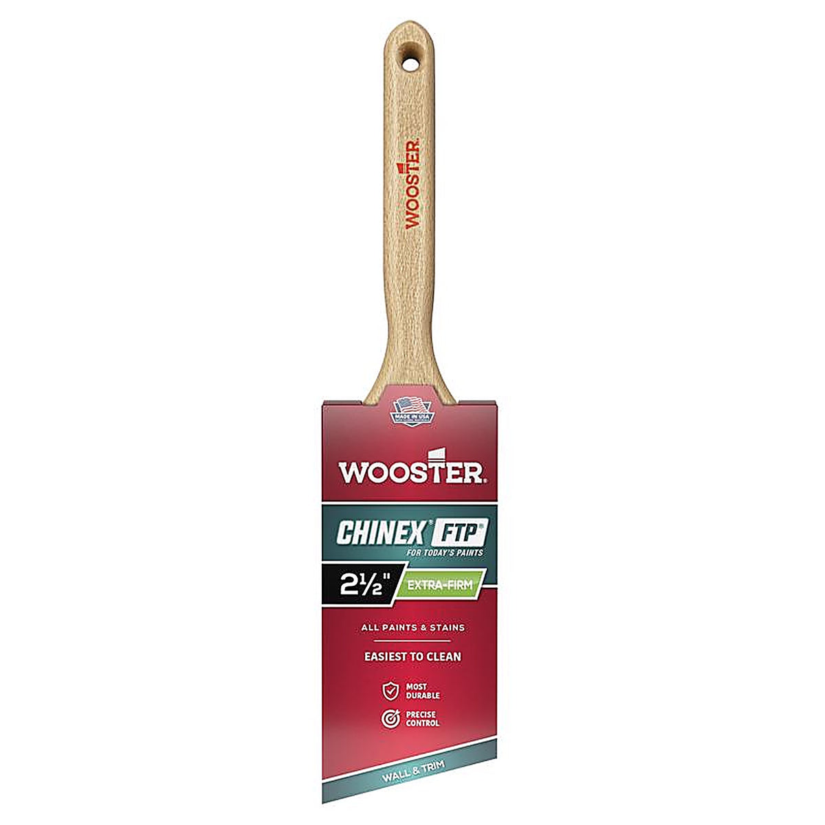Wooster 4410-21/2 Chinex FTP 2 1/2 in. W Angle Paint Brush