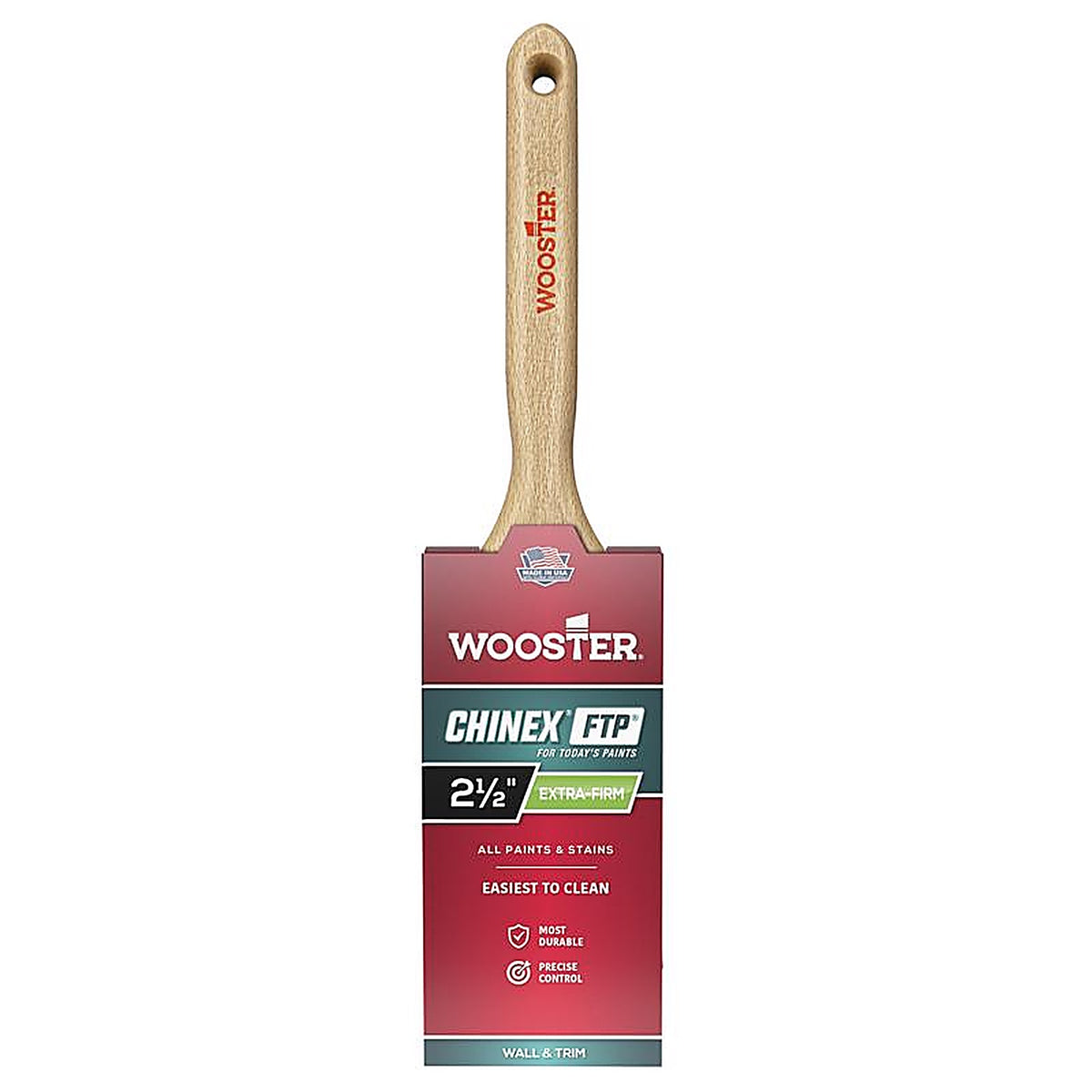 Wooster - 4412-2 1/2 - Chinex Ftp 2-1/2 In. Extra Firm Flat Paint Brush