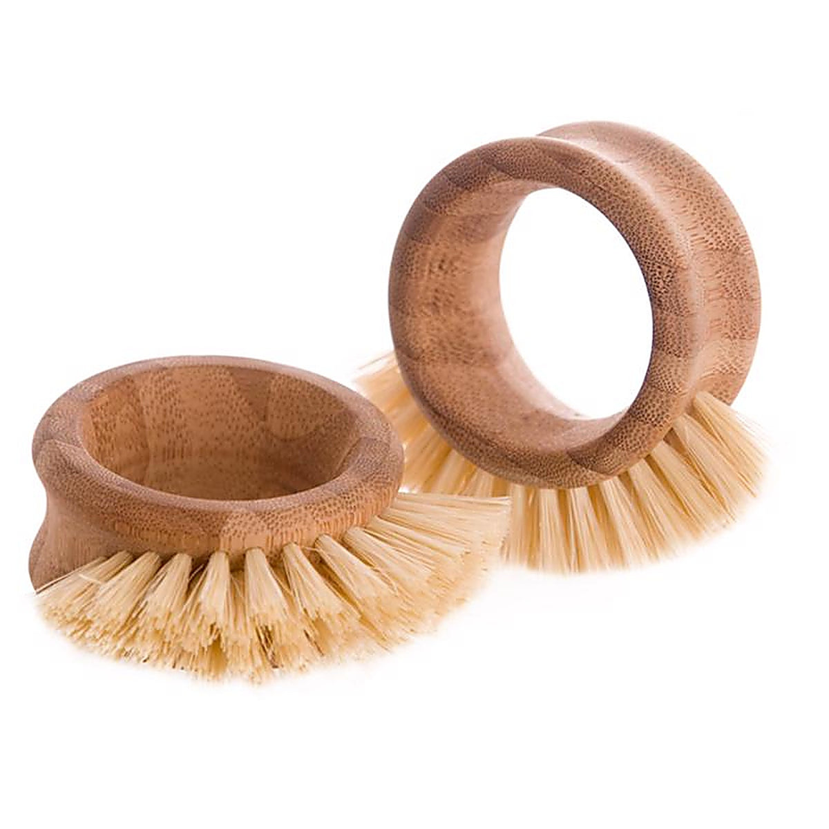 Full Circle FC09106 The Ring 3.74 in. W Bamboo Handle Vegetable Brush