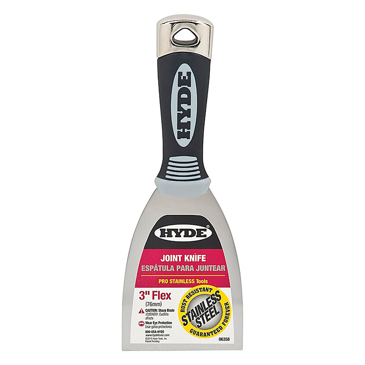 Hyde - 06358 - 3 In. W Stainless Steel Flexible Scraper