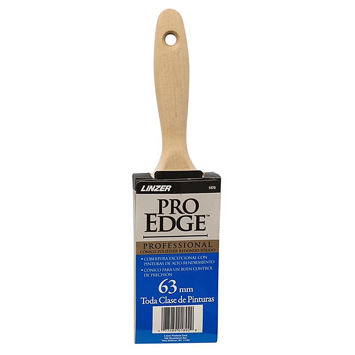 Linzer 1870PIC0250 Pro Impact 2.5 in. W Flat Paint Brush