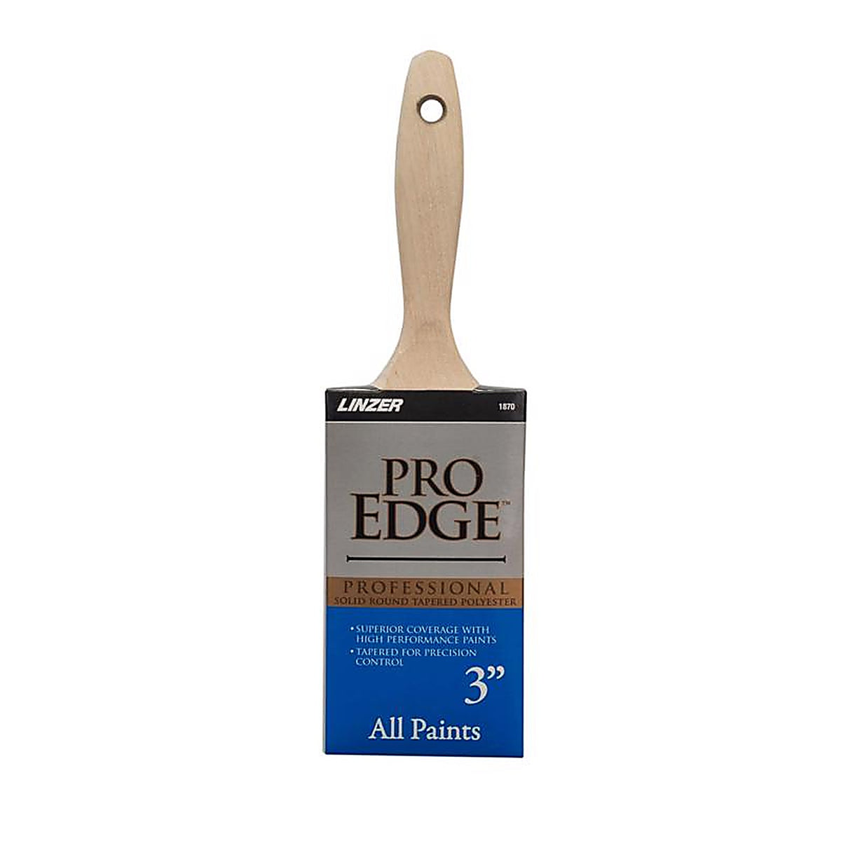 Linzer 1870PIC0300 Pro Impact 3 in. W Flat Paint Brush