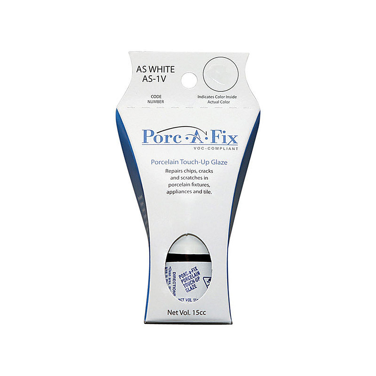 Porc-A-Fix - AS-1V - Porcelain as White Touch-Up Glaze 15 CC