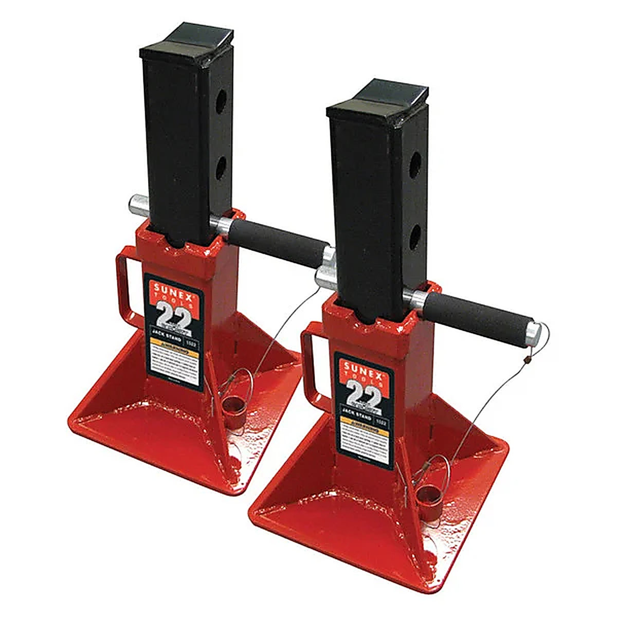 Sunex Tools 1522A 22 Ton Pin Type Jack Stands (Pair) CBO