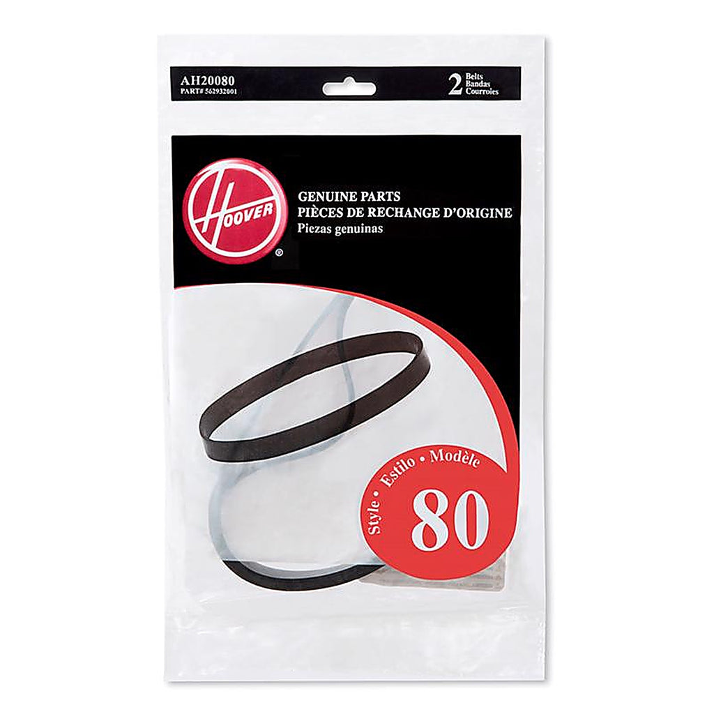 Hoover - AH20080 - T- Series Vacuum Belt for Belt 2 Pack Style 80