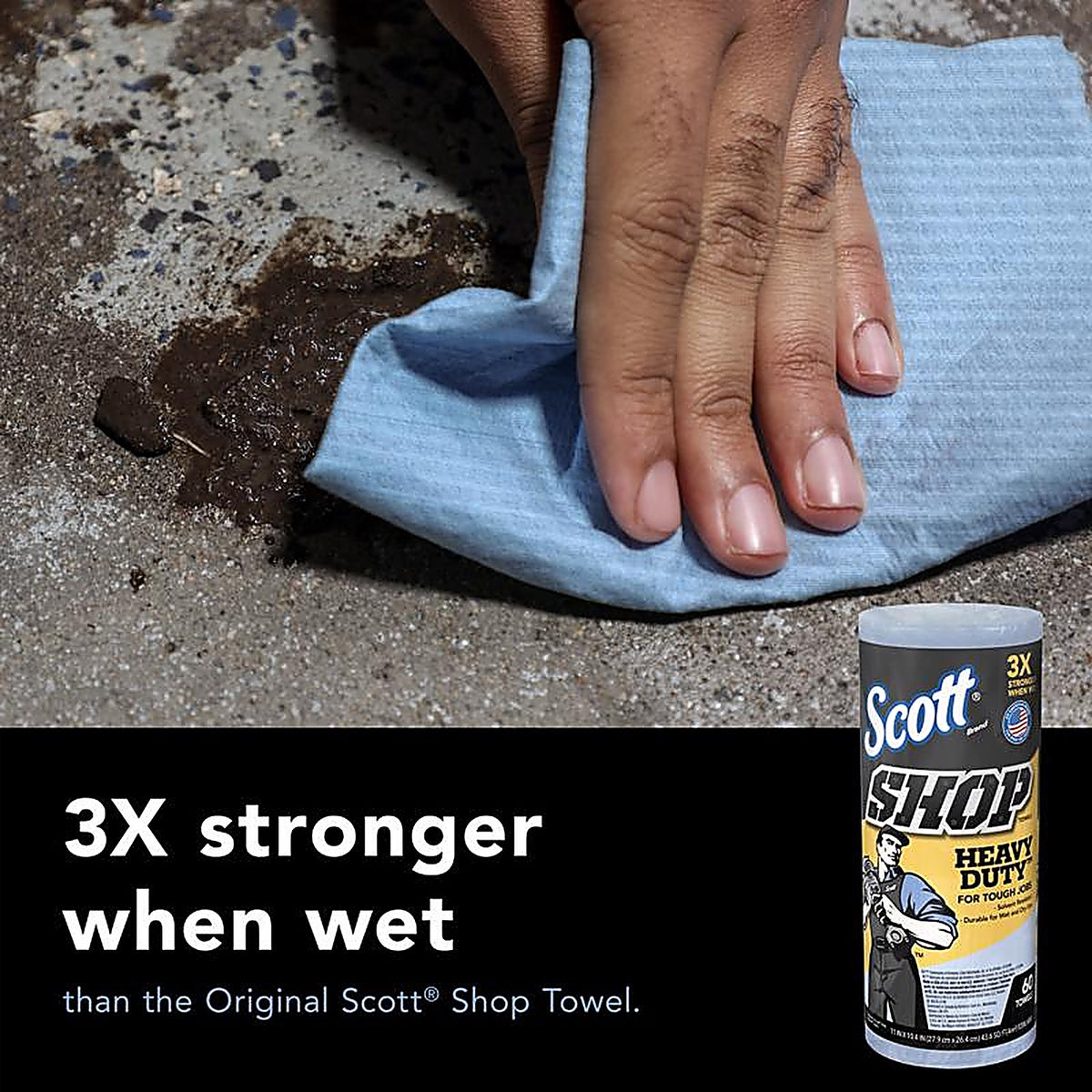 Scott 32992 Shop Towel 60 sheet 1 ply 1 pk