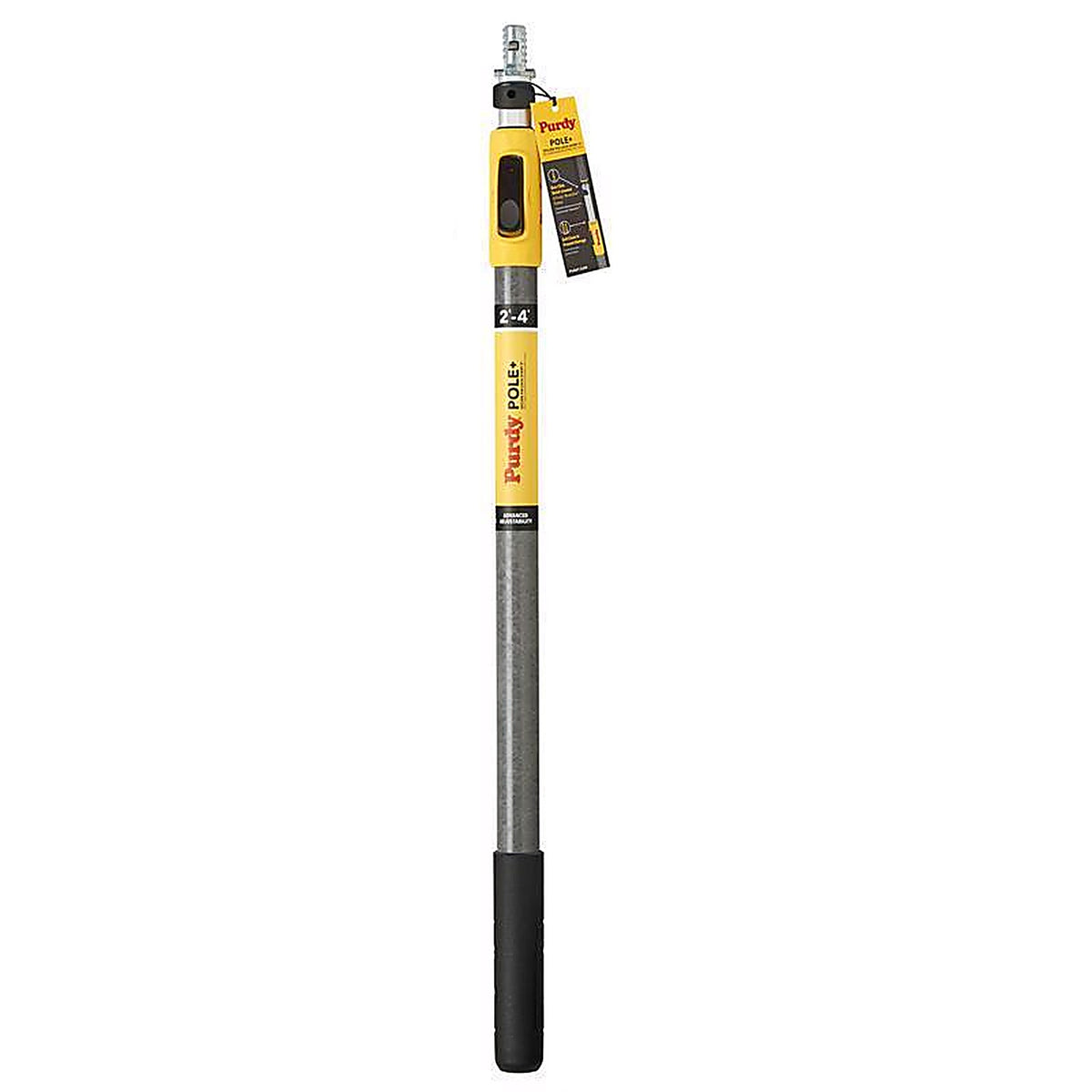 Purdy 140855624 POWER LOCK Telescoping 2-4 ft. L X 1 in. D Fiberglass Extension Pole