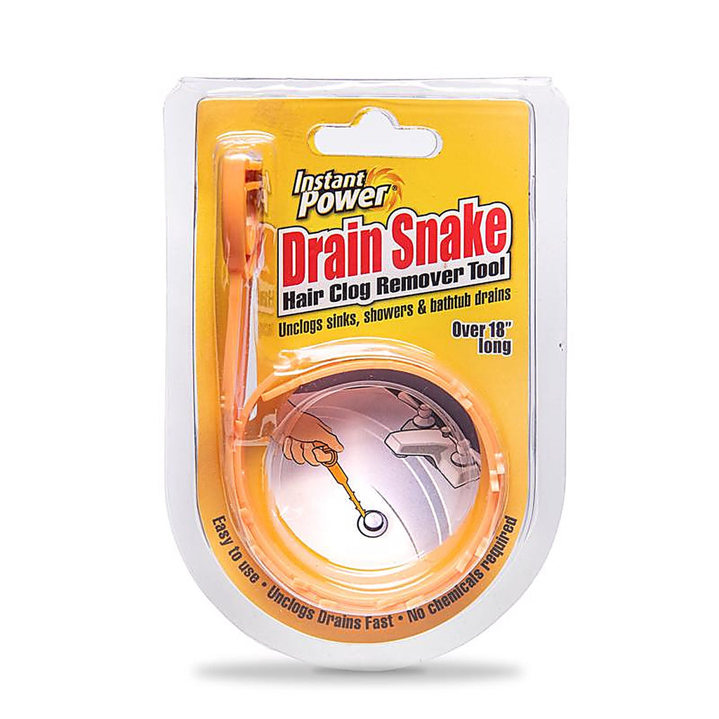 Instant Power - 2301 - Drain Snake Plastic Drain Clog Remover 18 In.