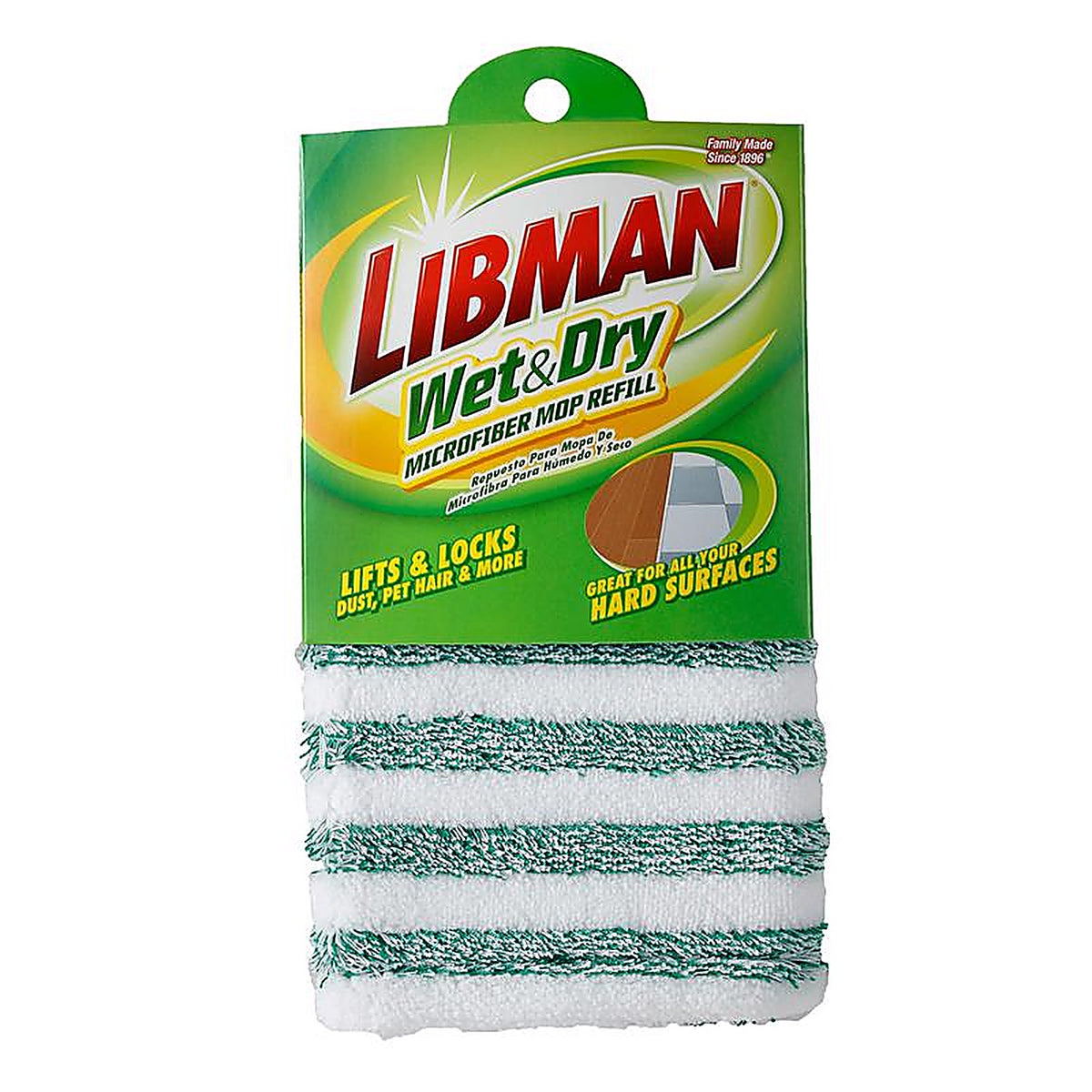 Libman 119 18.5 in. Wet and Dry Microfiber Mop Refill 1 pk