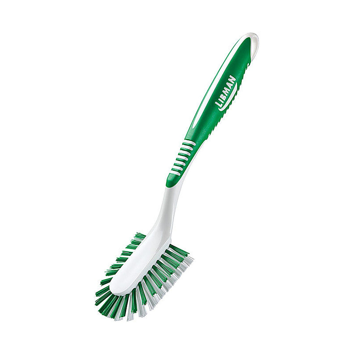 Libman 1043 2.4 in. W Hard Bristle 8 in. Plastic/Rubber Handle Kitchen Brush