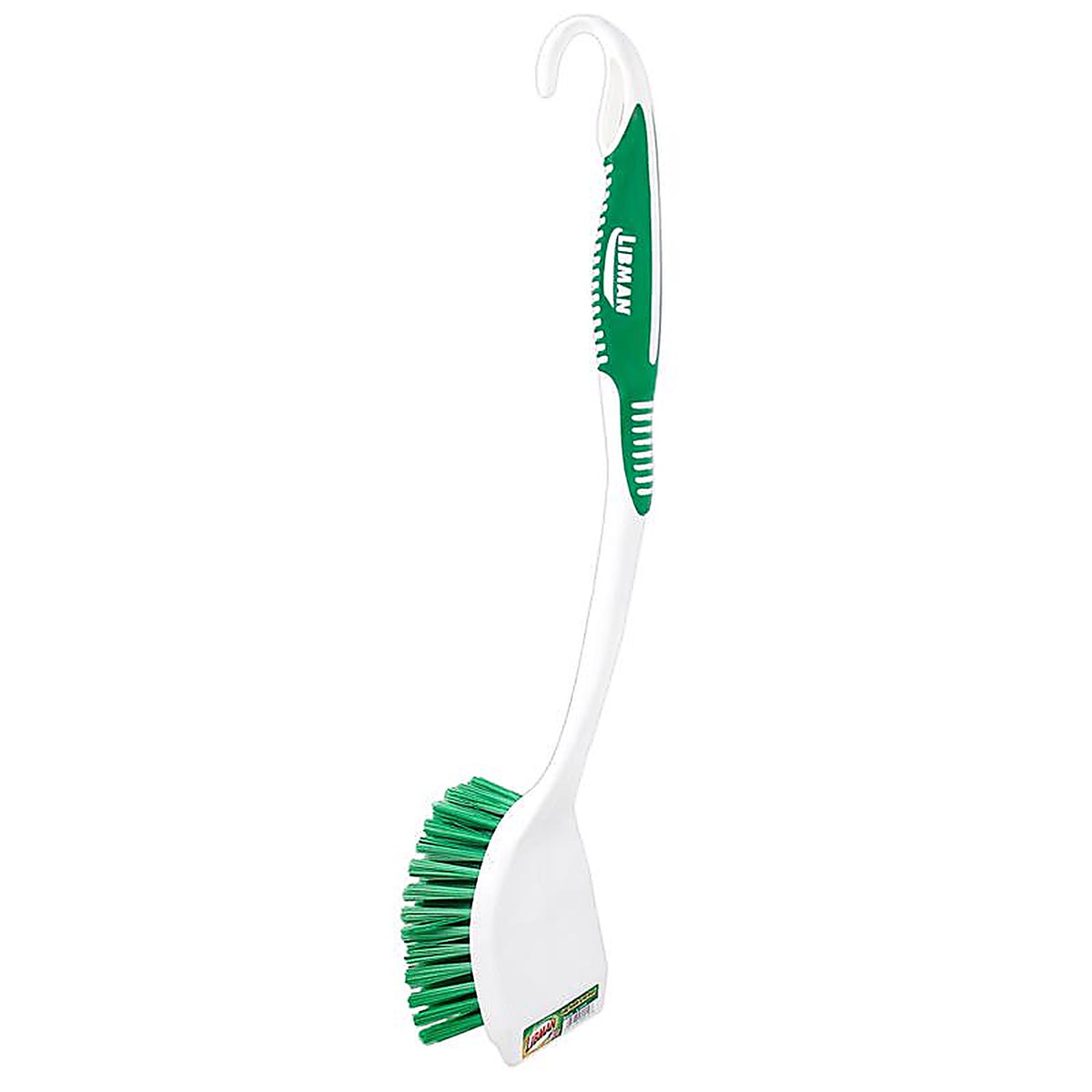 Libman 10 3-1/4 in. W Medium Bristle 13-1/2 in. Plastic/Rubber Handle Brush