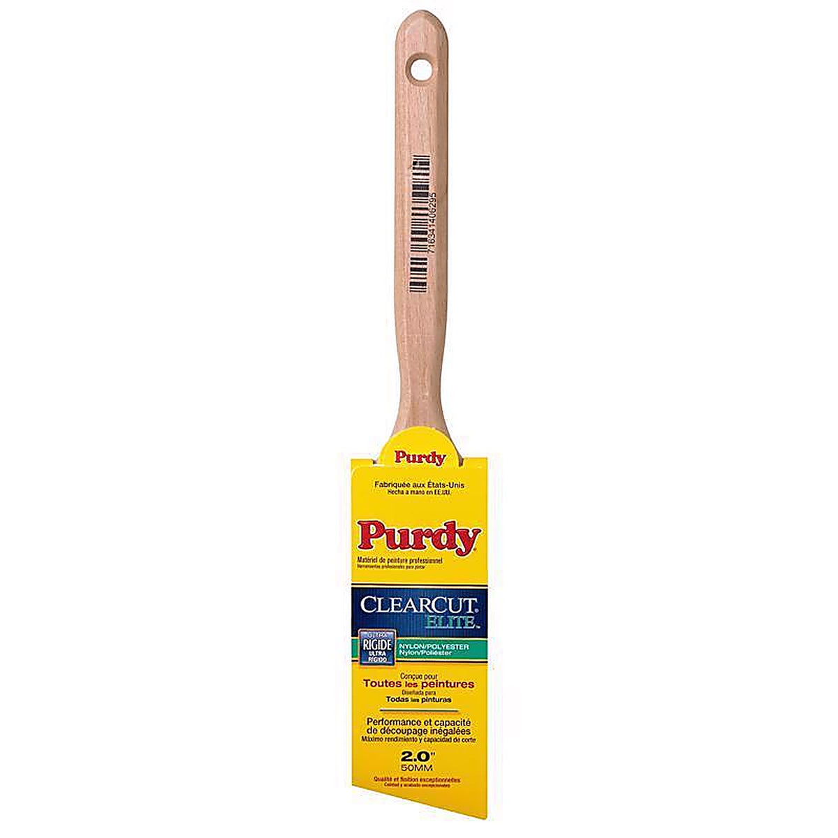 Purdy 144152820 Clearcut Elite Glide 2 in. Ultra Stiff Angle Trim Paint Brush