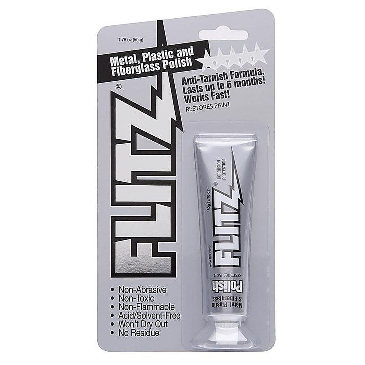 Flitz - BP 03511 - No Scent Metal Polish 50 GM Cream