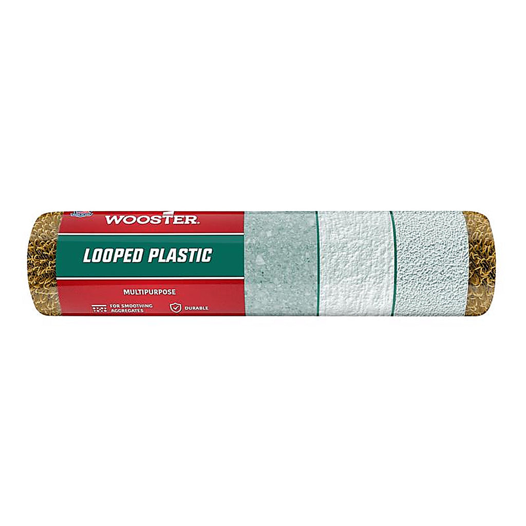 Wooster - R233-9 - Looped Plastic Plastic 9 In. W Texture Paint Roller Cover 1 Pack