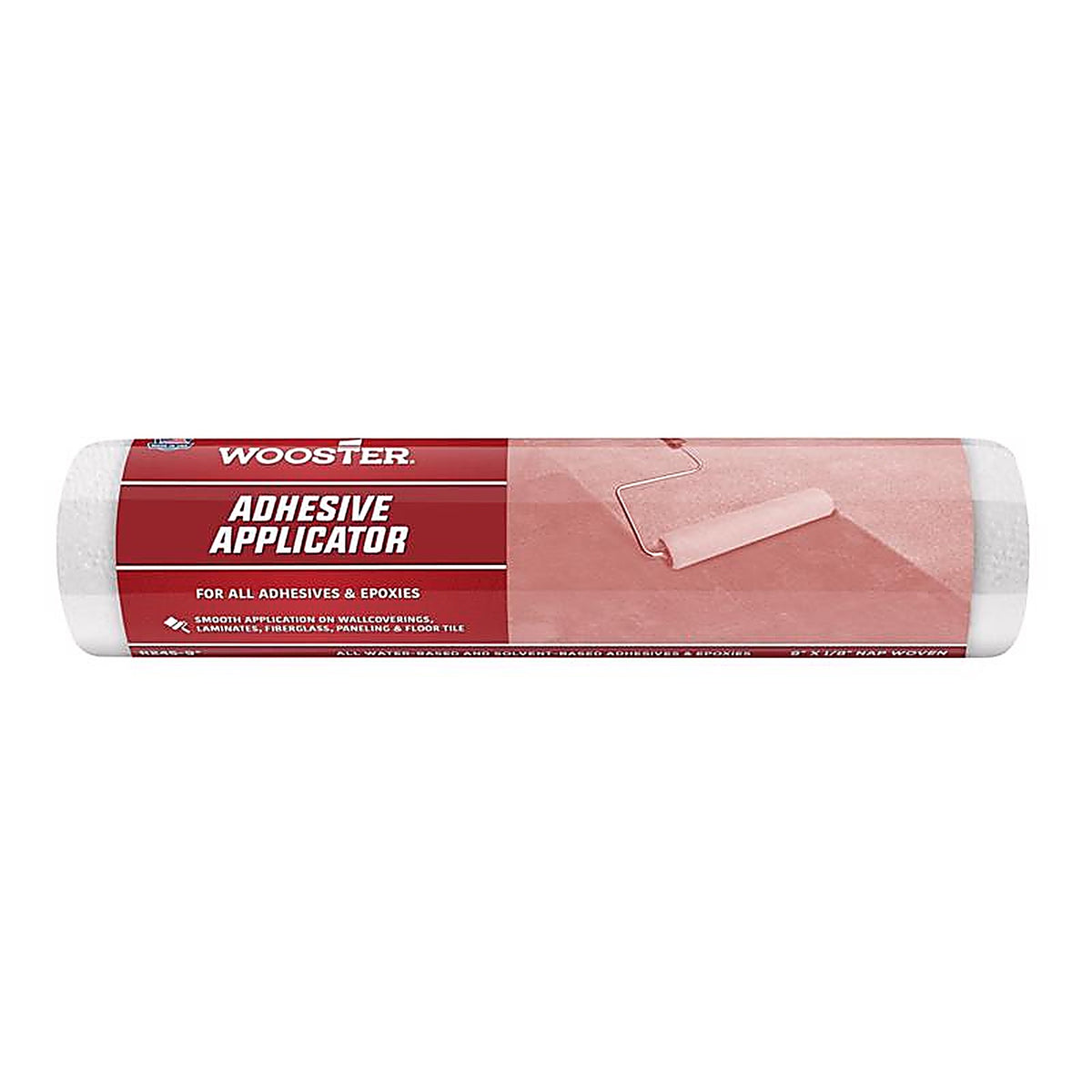 Wooster - R245-9 - Fabric 9 In. W X 1/8 In. Regular Paint Roller Cover 1 Pack