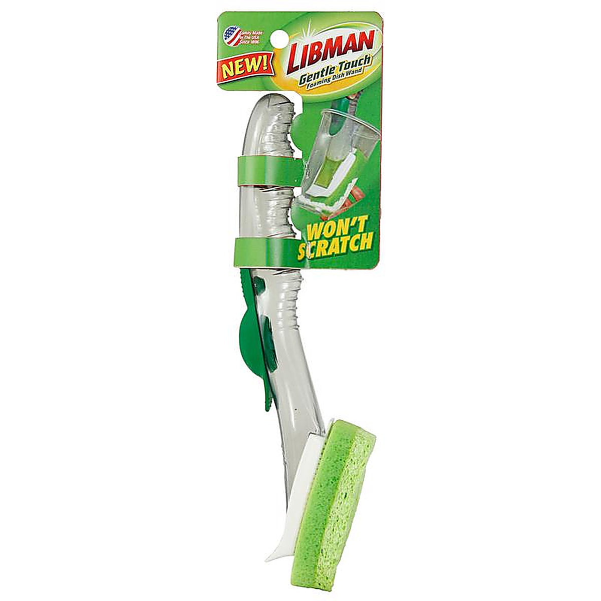 Libman 1130 3 in. W Plastic Scrubbing Wand