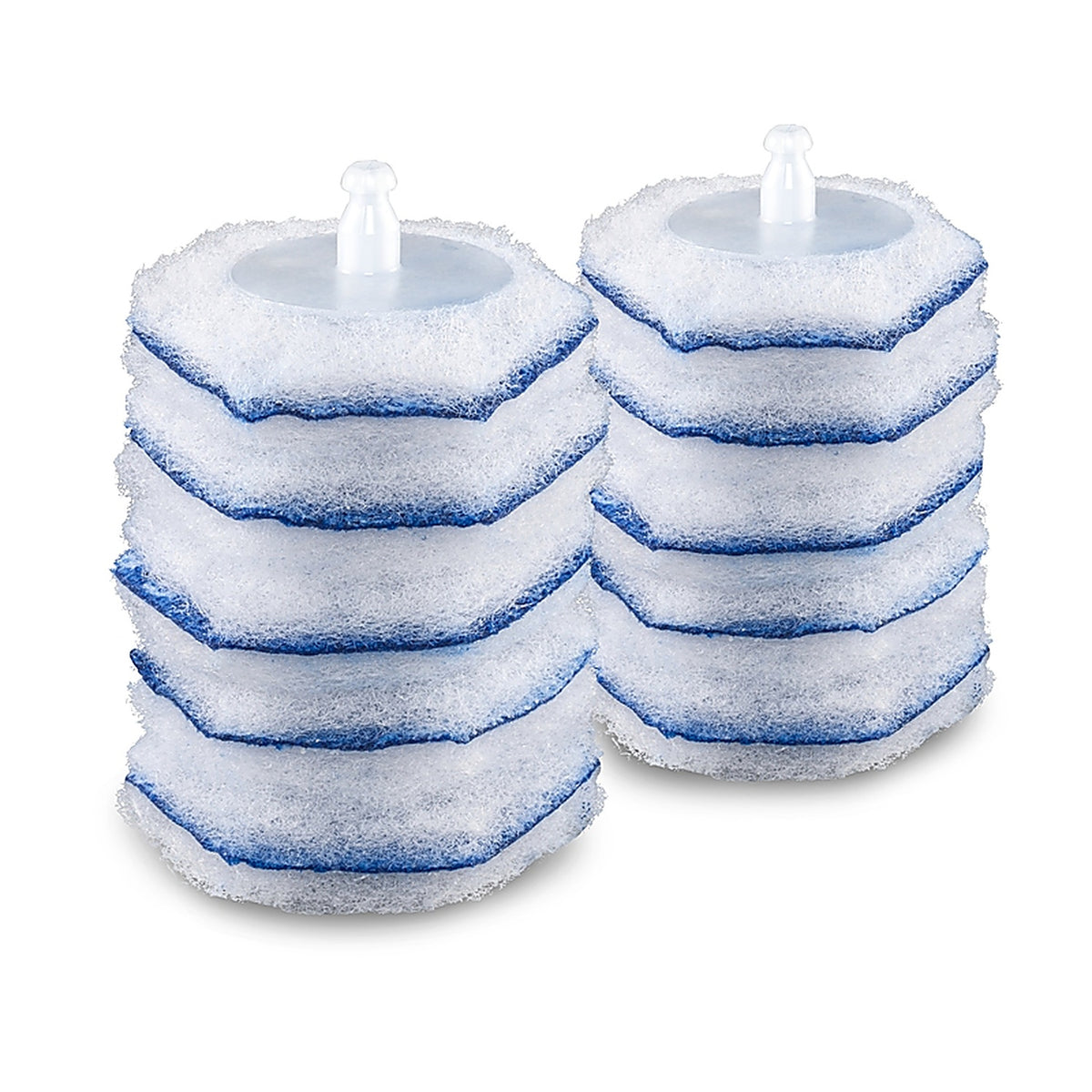 CLOROX 01717 Clorox No Scent Toilet Wand Refill Heads 1.74 oz Cloth
