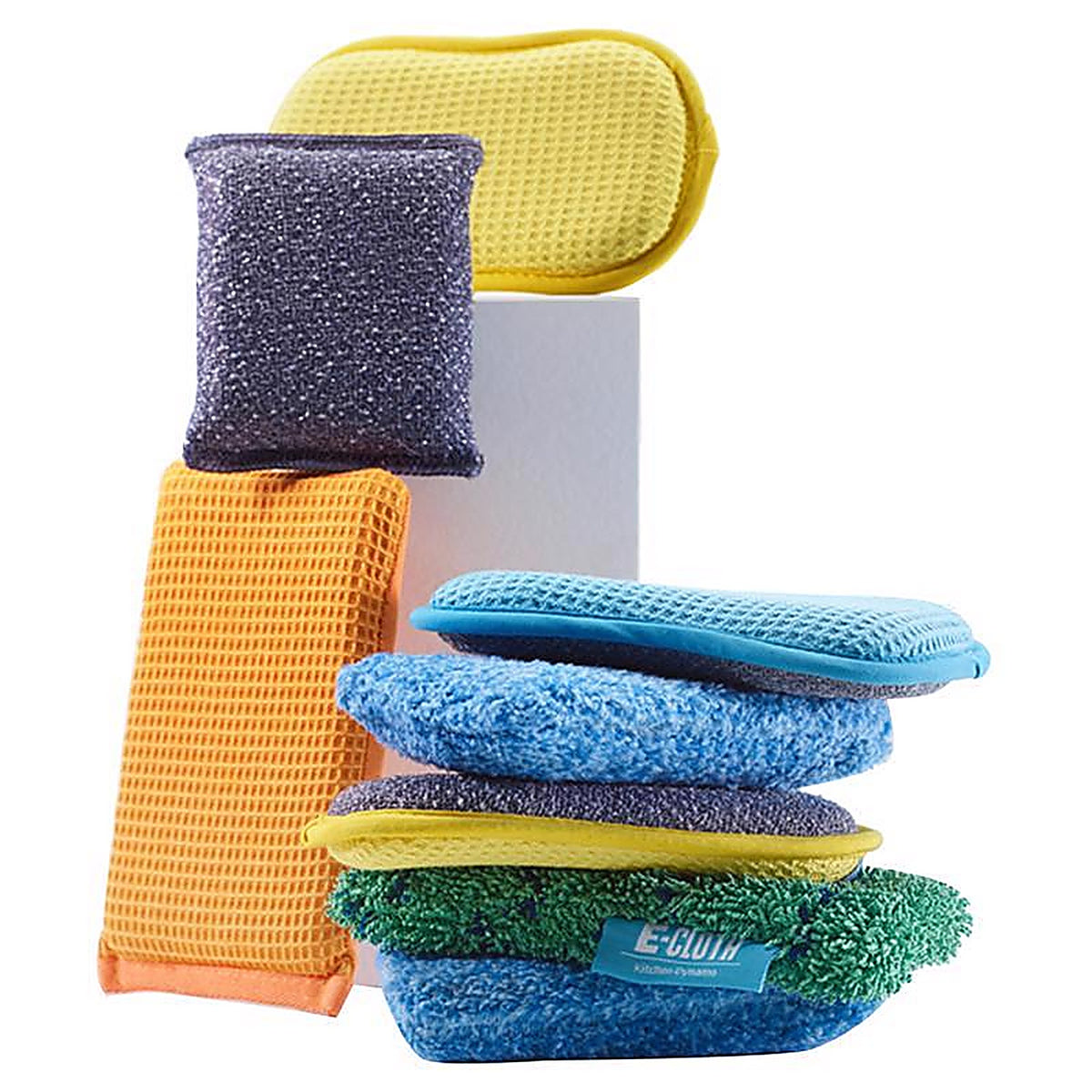 E-Cloth 10654 Polyester/Polyamide/Polypropylene Kitchen Cleaning Cloth 6.5 in. W X 3.5 in. L 1 pk