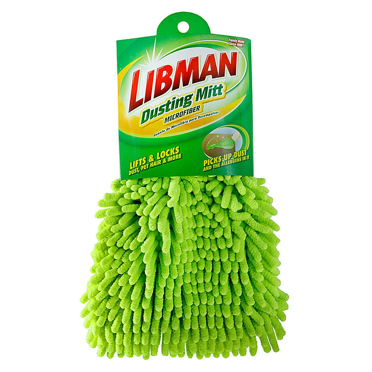 Libman - 176 - Premium Microfiber Dusting Mitt 7.68 In. W X 11.38 In. L 1 Pack