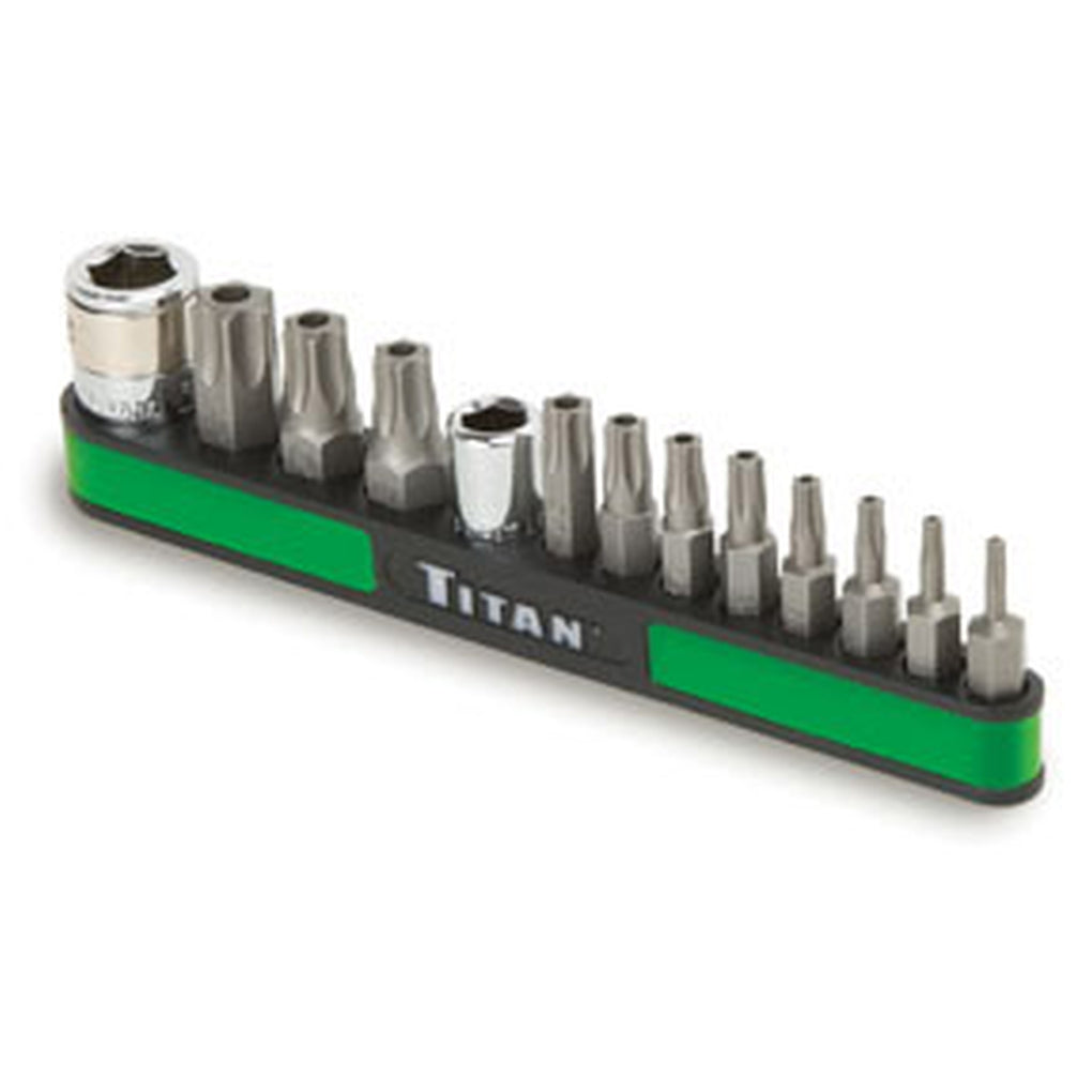 Titan - 16113 - 13 Piece Tamperproof Torx Bit Socket Set