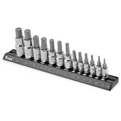 Titan - 16124 - Metric HEX Bit Socket Set, 13 Piece