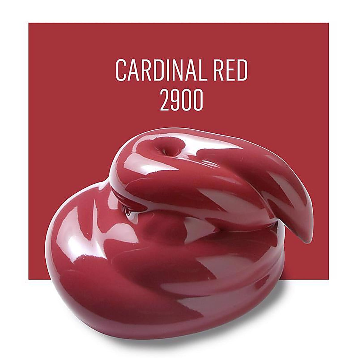 Plaid 2900 FolkArt Satin Cardinal Red Hobby Paint 2 oz.
