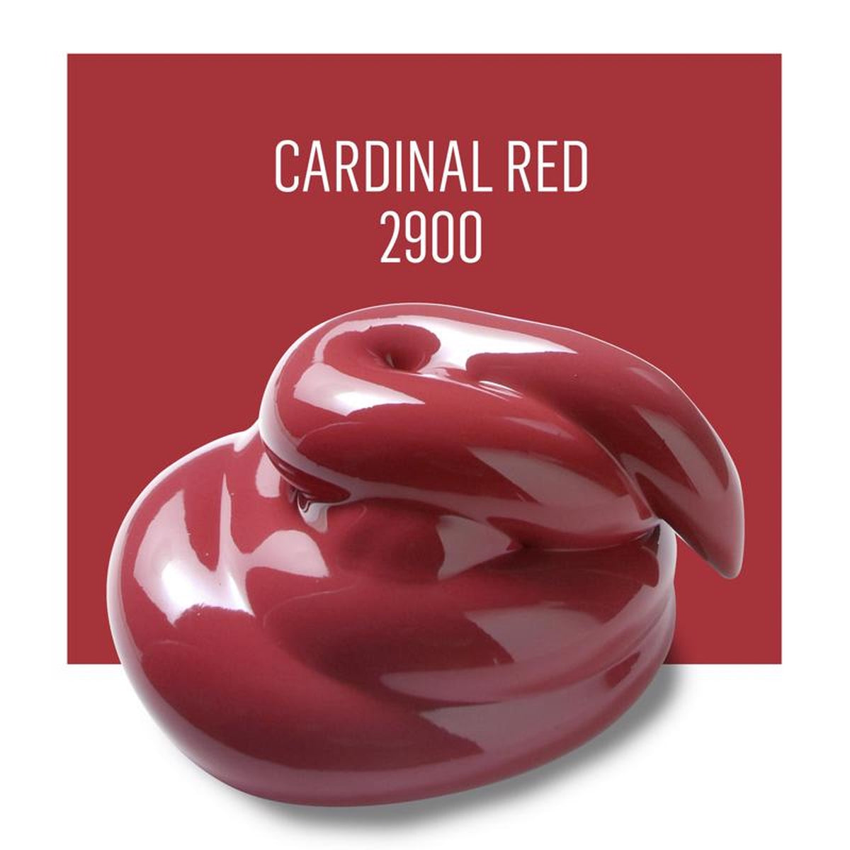 Plaid 2900 FolkArt Satin Cardinal Red Hobby Paint 2 oz.
