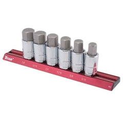 Titan 16130 1/2in. Drive SAE Hex Bit Socket Set, 6 pc