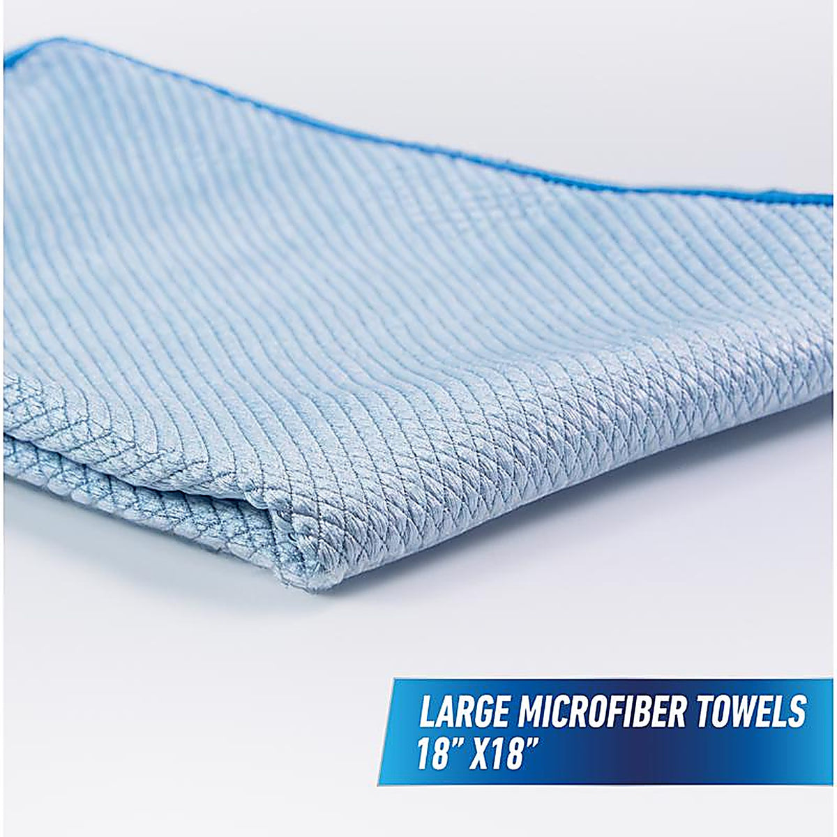 Unger - 966900 - Professional Grade Microfiber Cleaning Towel 18 In. W X 18 In. L 3 Pack