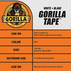 Gorilla 6010002 1.88 in. W x 10 yd. L Tape White