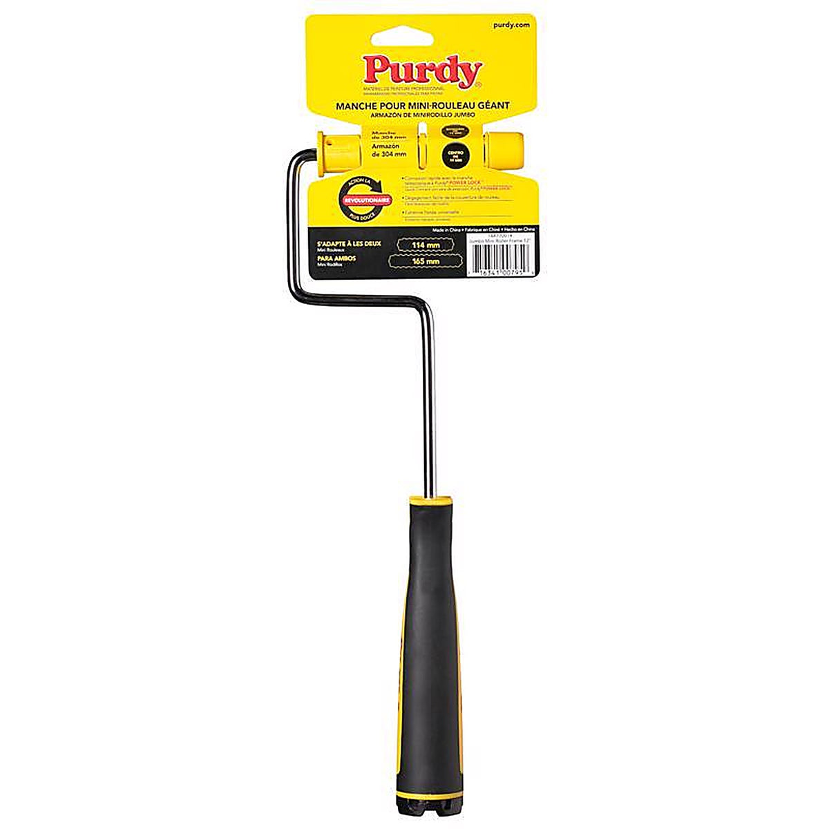 Purdy 14A770014 Revolution 12 in. W Jumbo Mini Paint Roller Frame Threaded End
