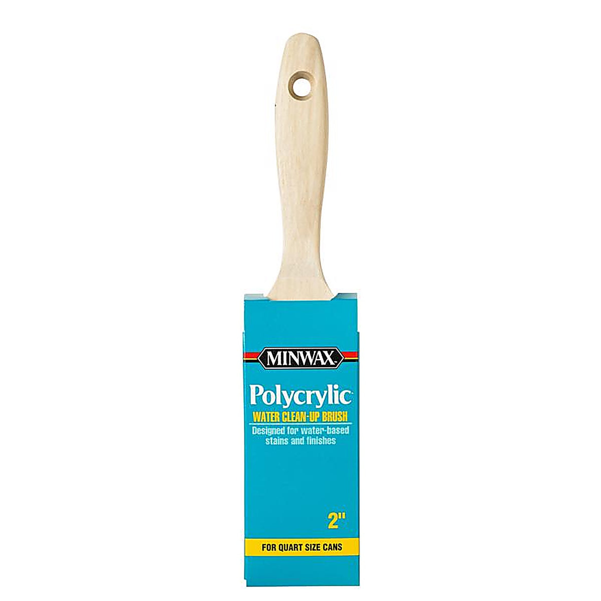 Minwax 427310200 Polycrylic 2 in. Flat Stain Brush
