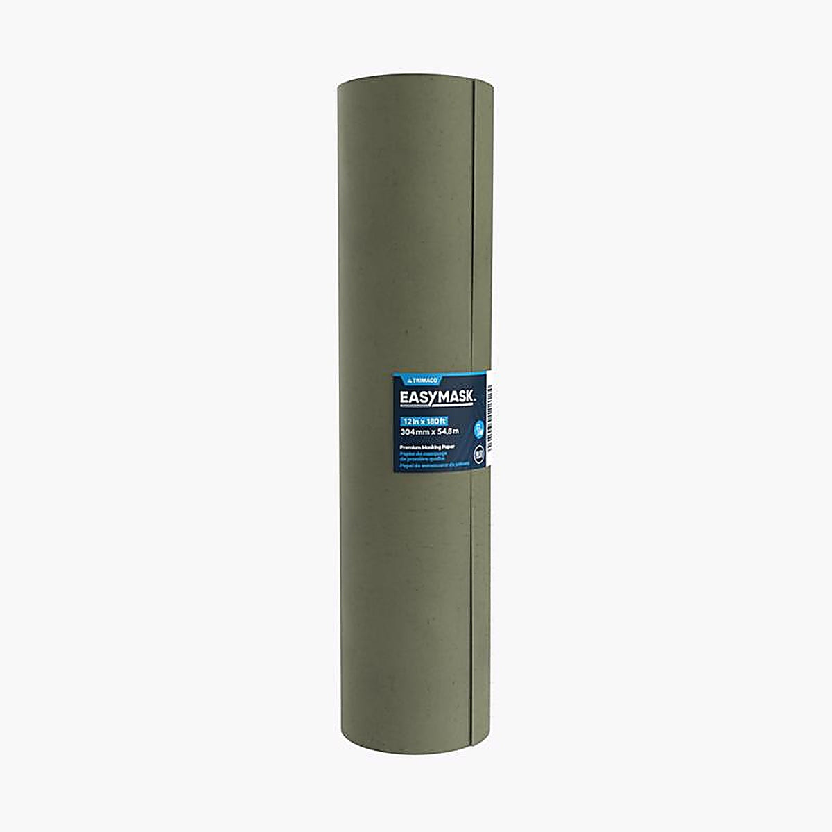 Trimaco - 12212- - Masking Paper 3 Mil X 12 In. W X 180 Ft. L Paper Green 1 Pack