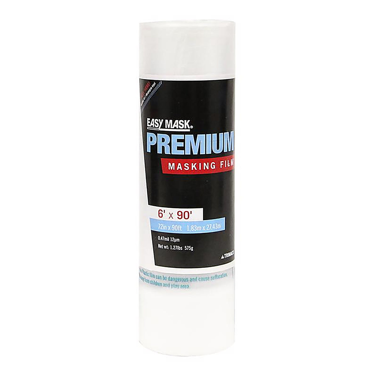 Easy Mask - 47290 - 6 Ft. W X 90 Ft. L X 0.5 Mil Plastic Masking Film 1 Pack