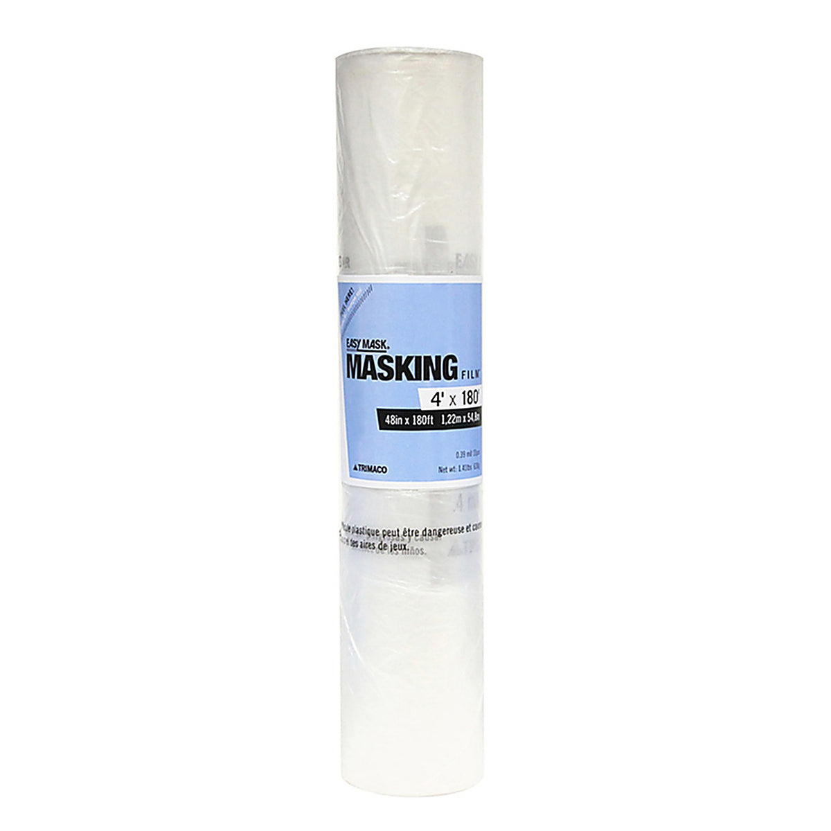 Easy Mask - 64880 - Masking Film 0.4 Mil X 48 In. W X 180 Ft. L Plastic/Vinyl Clear 1 Pack