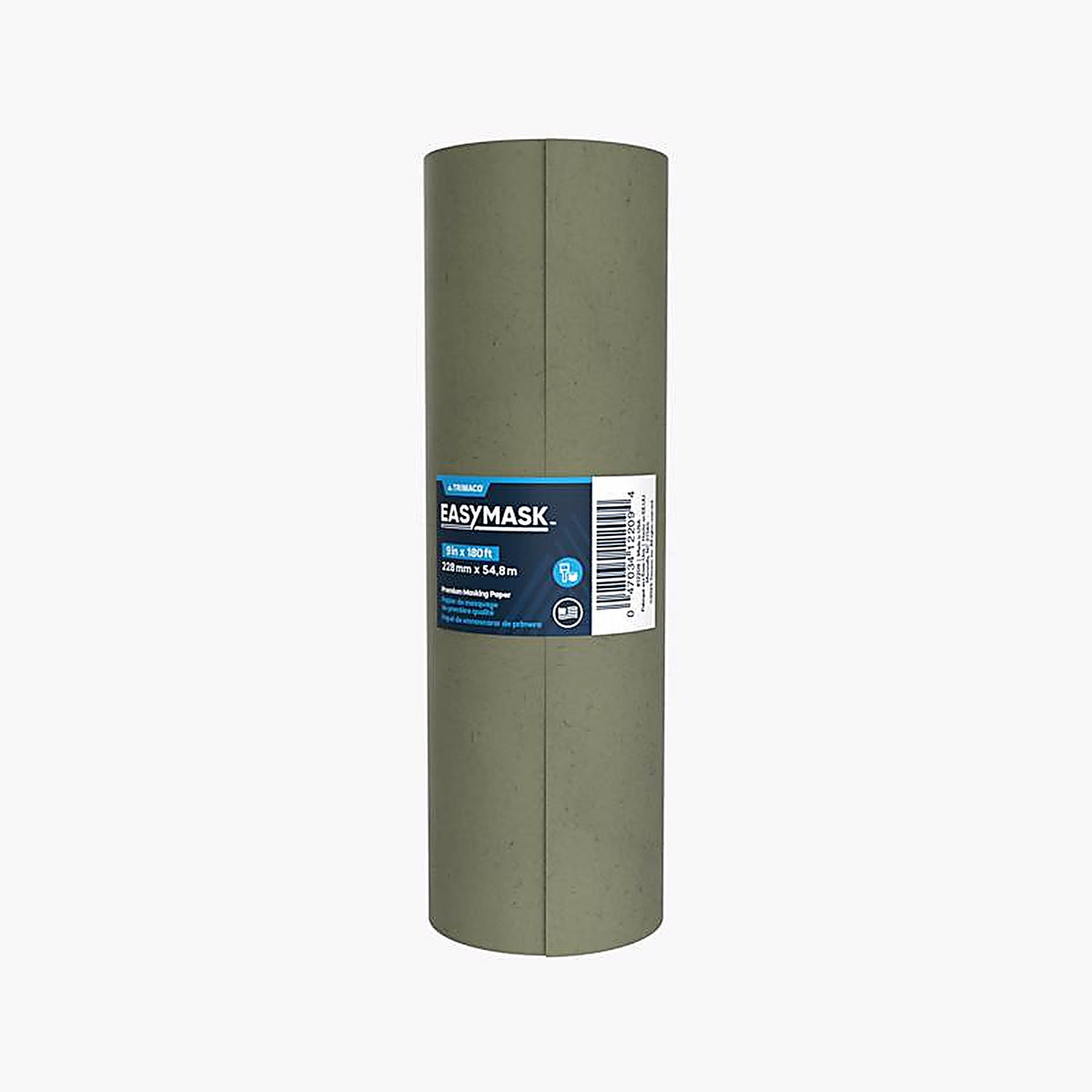 Trimaco - 12209 - Masking Paper 3 Mil X 9 In. W X 180 Ft. L Paper Green 1 Pack