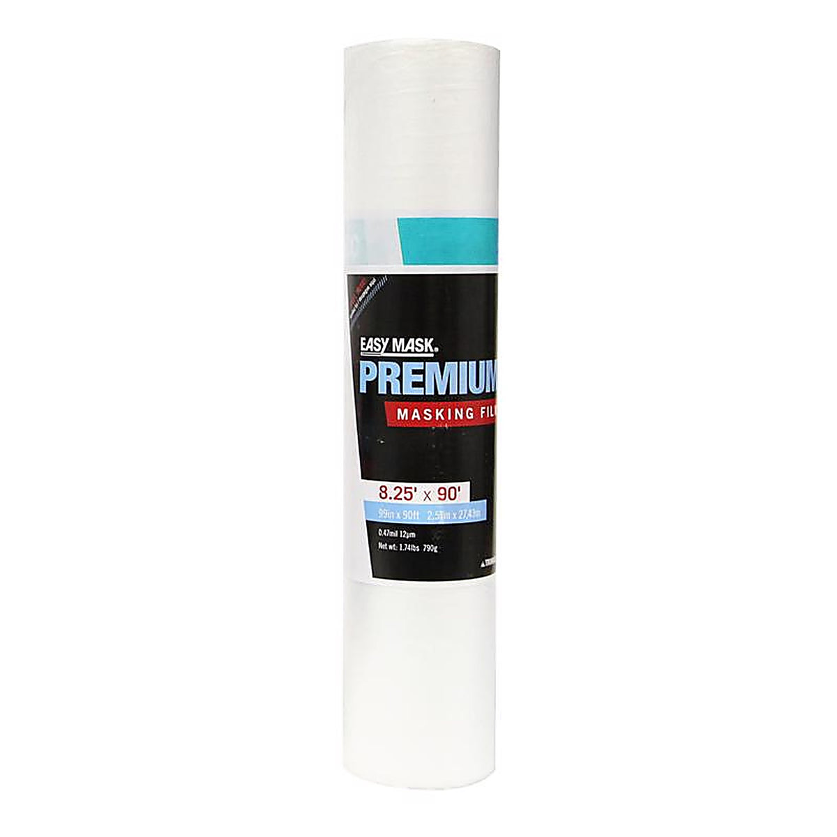 Easy Mask - 49990 - Premium Masking Film 0.5 Mil X 99 In. W X 90 Ft. L Plastic/Vinyl Clear 1 Pack